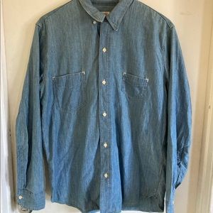 1920’s Vintage Two Pocket Sunset Shirt Chambray